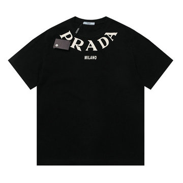 プラダ PRADA MS-TDPD23004 2023年最新入荷 Tシャツ 半袖 ショートスリーブ スウェットシャツ 短袖 クルーネック トップス レジャーシャツ