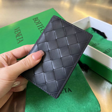 ボッテガヴェネタ BOTTEGAVENETA aj-BOV592619PKY  2023年最新入荷 フラップカードケース 二つ折り短財布 カード入れ レザー