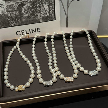 商品名称：セリーヌ CELINE CZZ-XLCE23005 2023年最新入荷 パール ネックレス イヤリング ピアス アクセサリー ジュエリー