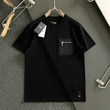 商品名称：フェンディ FENDI JS-TDFD24001 2024年春夏最新入荷 Tシャツ 半袖 ショートスリーブ スウェットシャツ 短袖 クルーネック トップス レジャーシャツ