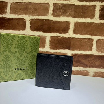 商品名称：グッチ GUCCI 057-GG734998PBK 2024年最新入荷 二つ折り短財布 ショートウォレット カード入れ 札入れ