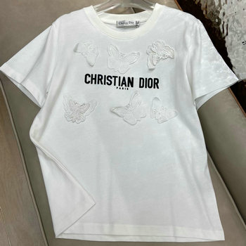 クリスチャンディオール CHRISTIAN DIOR XG-TDCD24002  2024年春夏最新入荷 Tシャツ 半袖 ショートスリーブ スウェットシャツ 短袖 クルーネック