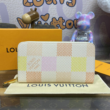 ルイヴィトン LOUISVUITTON 057-N40748F 2024年最新入荷 新作 ジッピー ウォレット ファスナー長財布 ロングウォレット カード入れ 札入れ