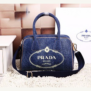 商品名称：【人気品】2014年プラダ（PRADA）デニム レディース ストラップ付き　トートバッグ　MM1-1878