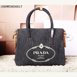 商品名称：【人気品】2014年 プラダ（PRADA）デニム レディース ストラップ付き新作　トートバッグMM1-1880