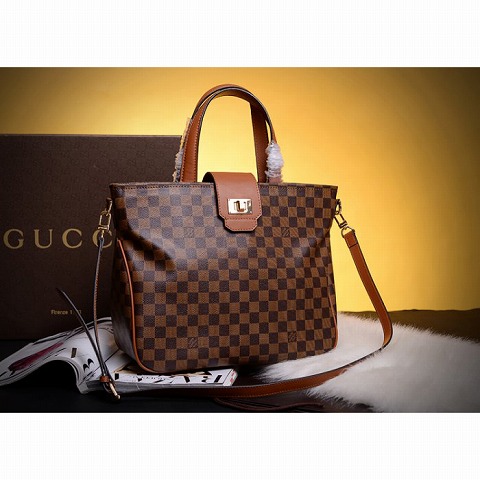 商品名称：2014年秋冬新品 LOUIS VUITTON ルイヴィトン　ダミエ　2way  ハンドバッグLx-N43111