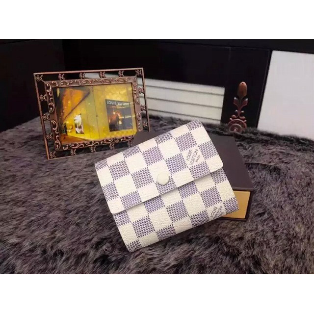 FY2-M60253 2015年ルイヴィトン3折り短財布　キャンパスレザー