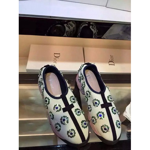 26-Dior0367Y　クリスチャン・ディオール2015年秋品　スニーカー 布