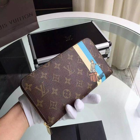 商品名称：057a-M61182 ルイヴィトン2015年再入荷長財布ファスナー財布 レザー