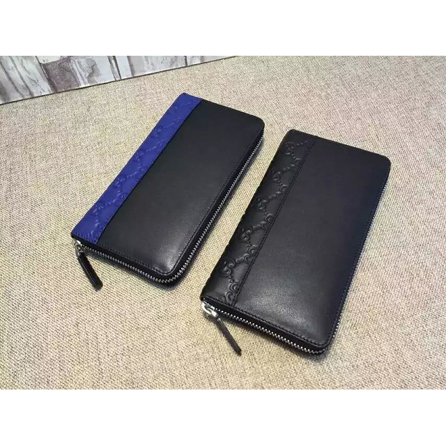 FY-408839　グッチ2015年新品ファスナー財布　レザー