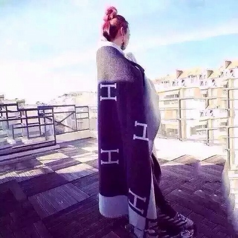 26-WJH151105　エルメス2015年冬品　マフラー　カミシヤ