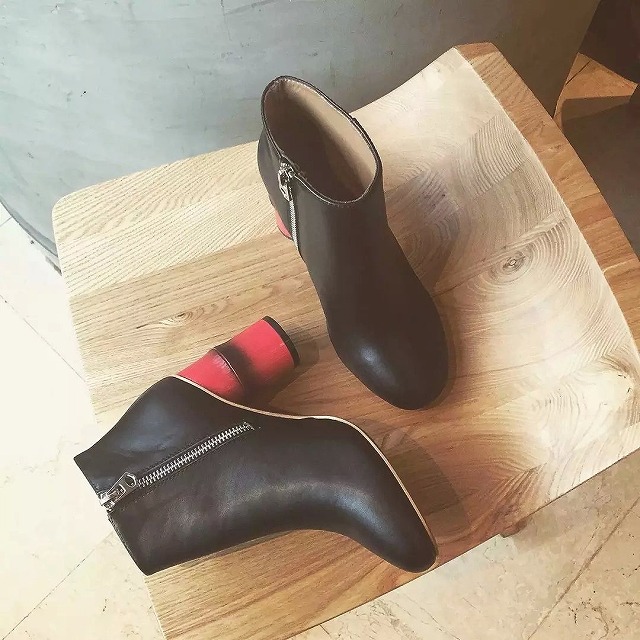 商品名称：26-Celine14FK　セリーヌ2015年冬品短靴　レザー