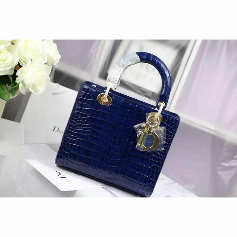 FY1-N1225 CHRISTIAN DIOR2015年　ハンドバッグ　クロコダイル