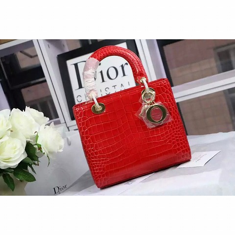 FY2-N1225 CHRISTIAN DIOR2015年　ハンドバッグ　クロコダイル