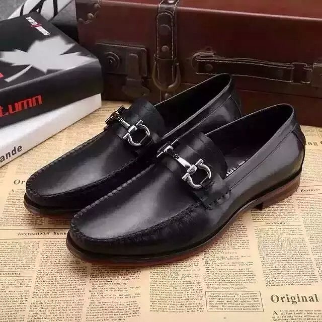 26-FL675HT　フェラガモ2015年靴　メンズ　レザー