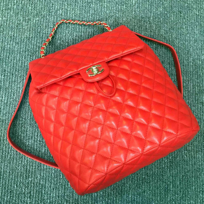 商品名称：新品 520-91121-1　2016年シャネルリュックサック　シープスキン