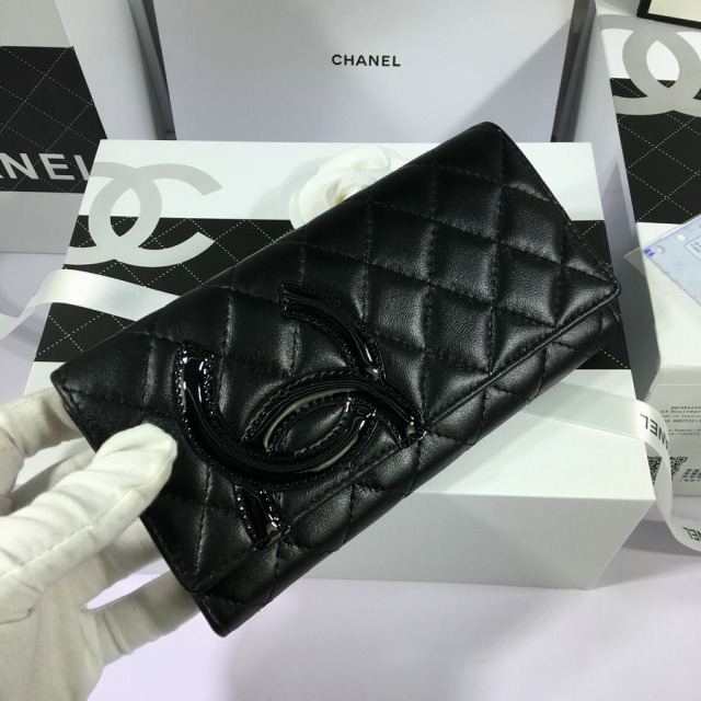 商品名称：2016年　3折り財布CHANELシャネル　086-CH519-2　シープスキン