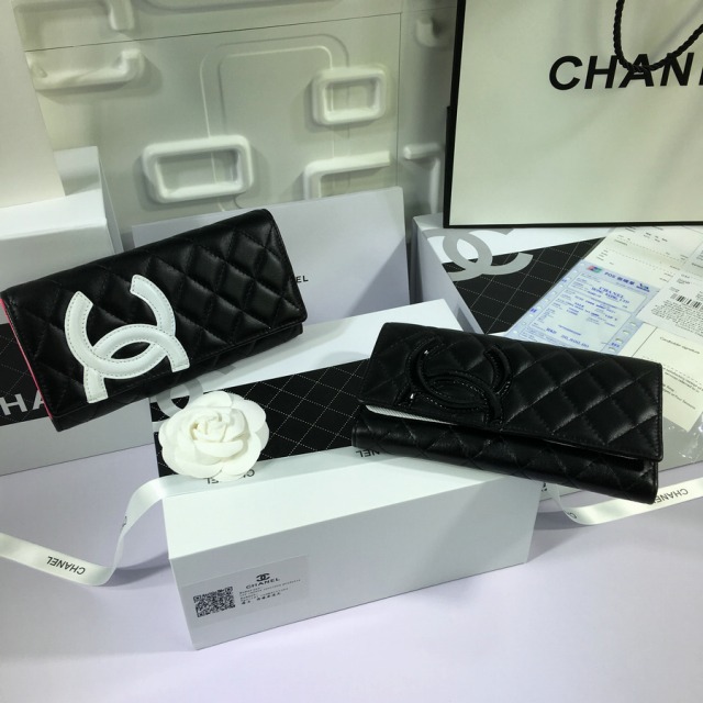 商品名称：2016年　3折り財布CHANELシャネル　086-CH519-1　シープスキン