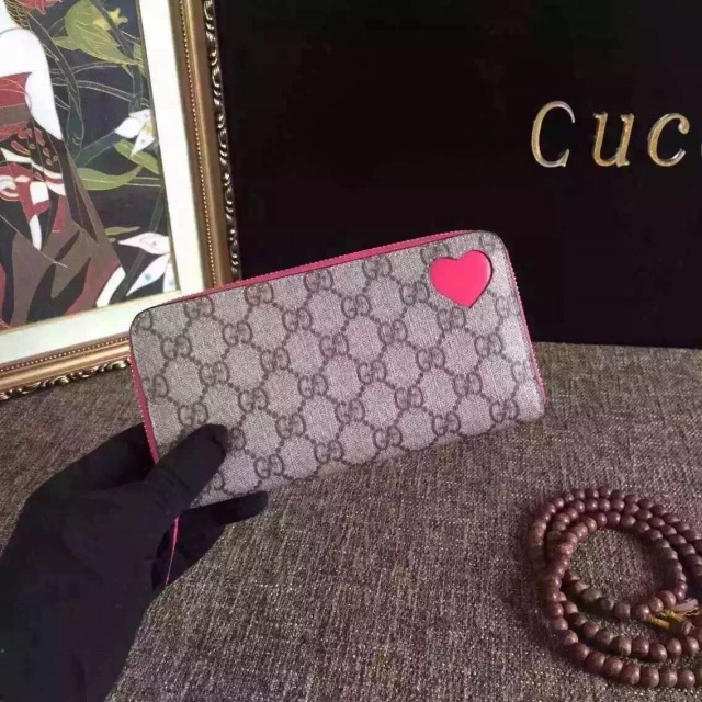 商品名称：GH1-N38381　GUCCI2016年グッチファスナー財布　カーフ+布