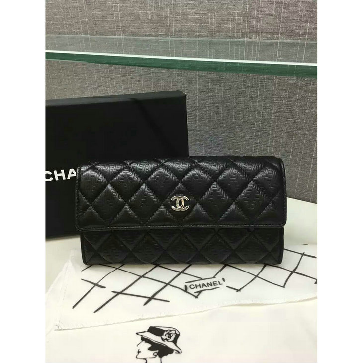 シャネル LFH-2006 2016年長財布 シープレザー