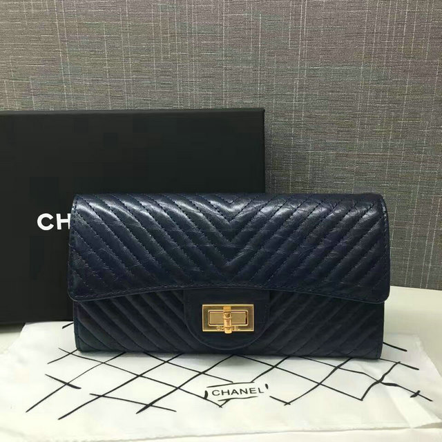 シャネル　LFH3-2506　2016年新品2折長財布　カーフレザー