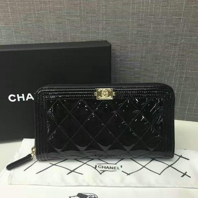 シャネル　LFH3-1701　2016年新品　ファスナー財布　レザー