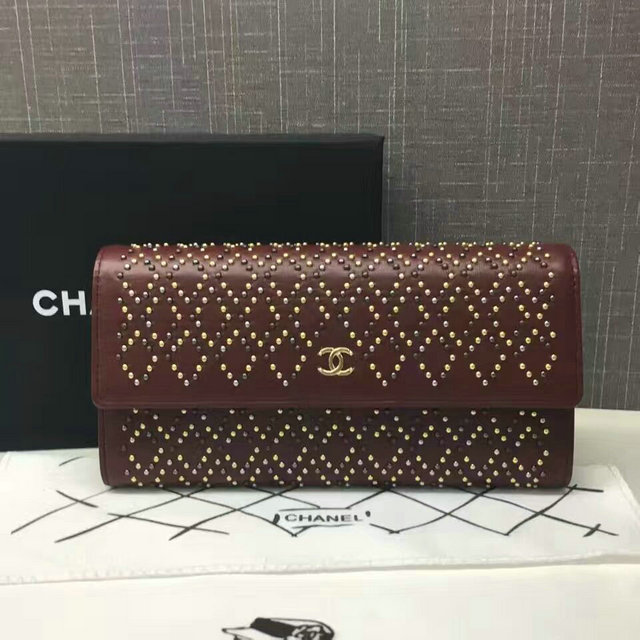 シャネル　 LFH2-CH84001　2017年再入荷　2折財布　レザー