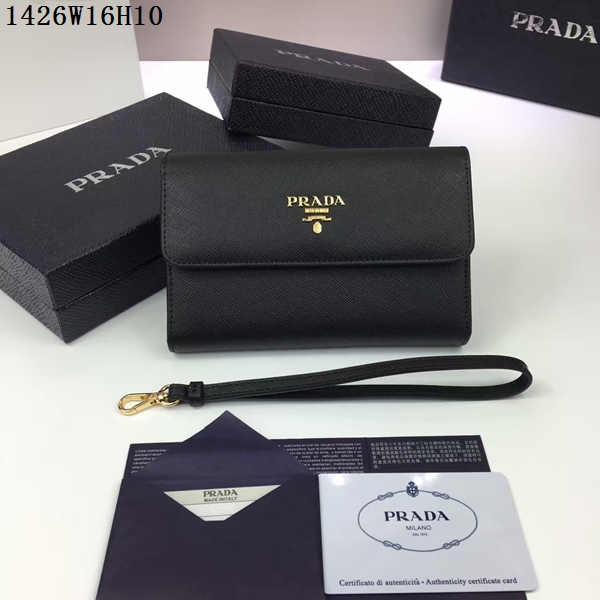 MM3-1M1426 プラダ　2017年新入荷　2折り財布 タイガレザー