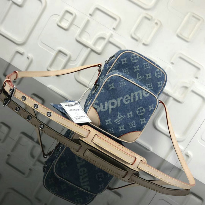 ルイヴィトン 025-M45236L　2018年最新作 デニム ショルダーバッグ