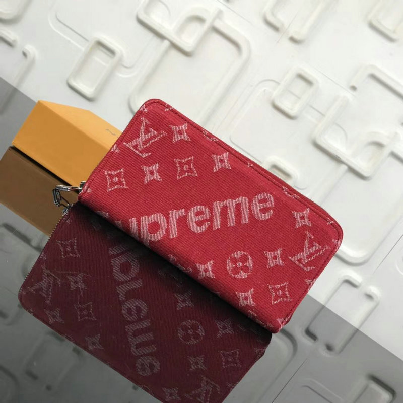 ルイヴィトン 025-M60017N　2018年新作 デニム ジッピーウォレット ファスナー長財布