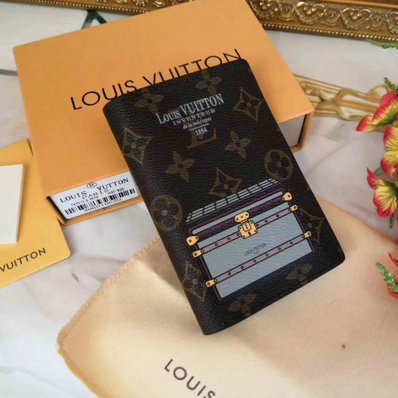 ルイヴィトン 025-M63189　2018年新作 モノグラムキャンパス パスポート ケース カードポケット