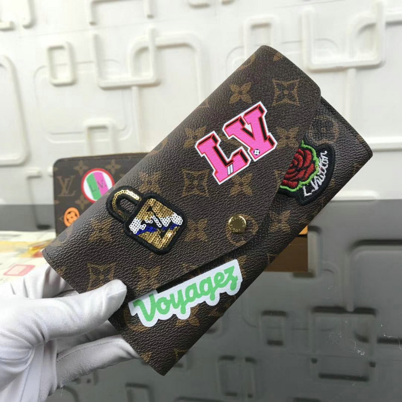 ルイヴィトン 025-M63318　2018年新作 ポルトフォイユ サラ 二つ折り 長財布 モノグラムキャンパス ロング ウォレット