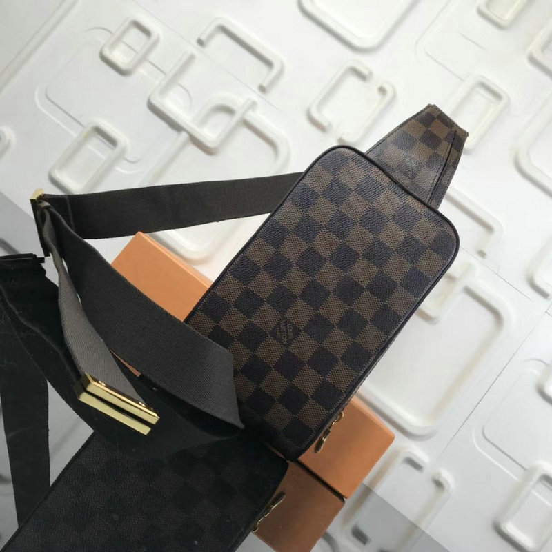 商品名称：ルイヴィトン 025-N51994C　2018年新作　ジェロニモス ウェストバッグ ダミエ エベヌ チェストバッグ ボディバッグ 男女兼用