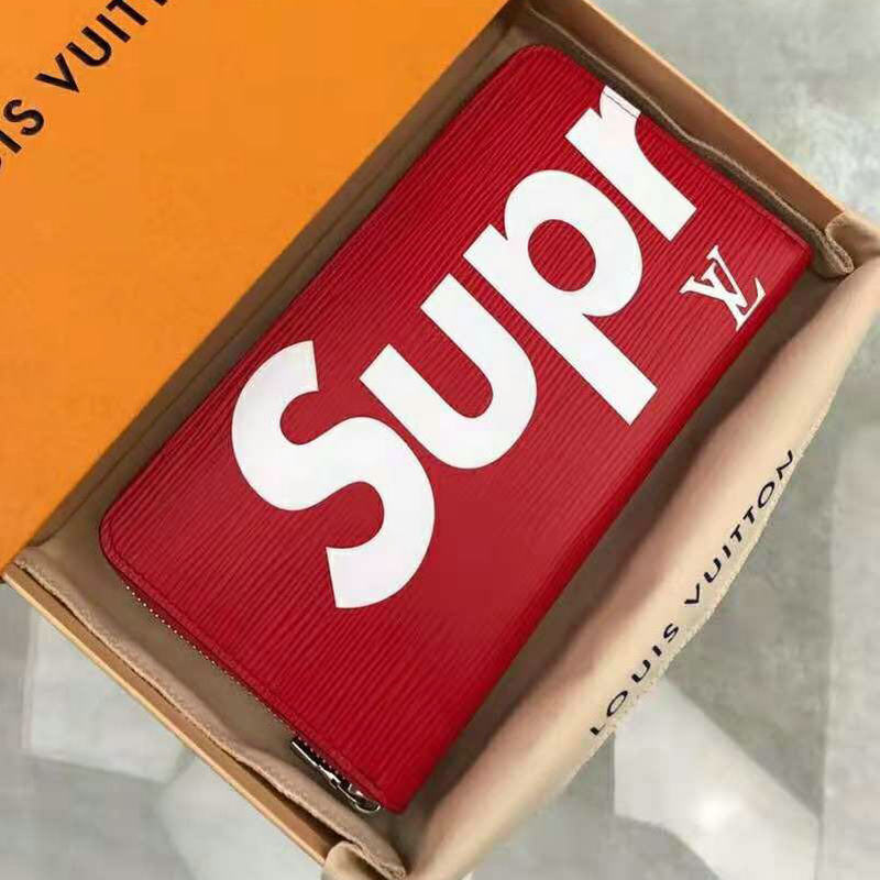 ルイヴィトン 025-M60305R　2018年新作 supreme シュプリーム ジッピーウォレット ファスナー長財布