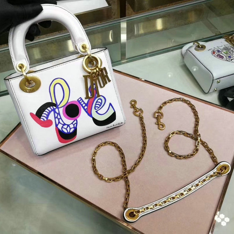 クリスチャンディオール GH-CDB18001X　2018年最新作 LADY DIOR ハンドバッグ ミニ トート ショルダーバッグ