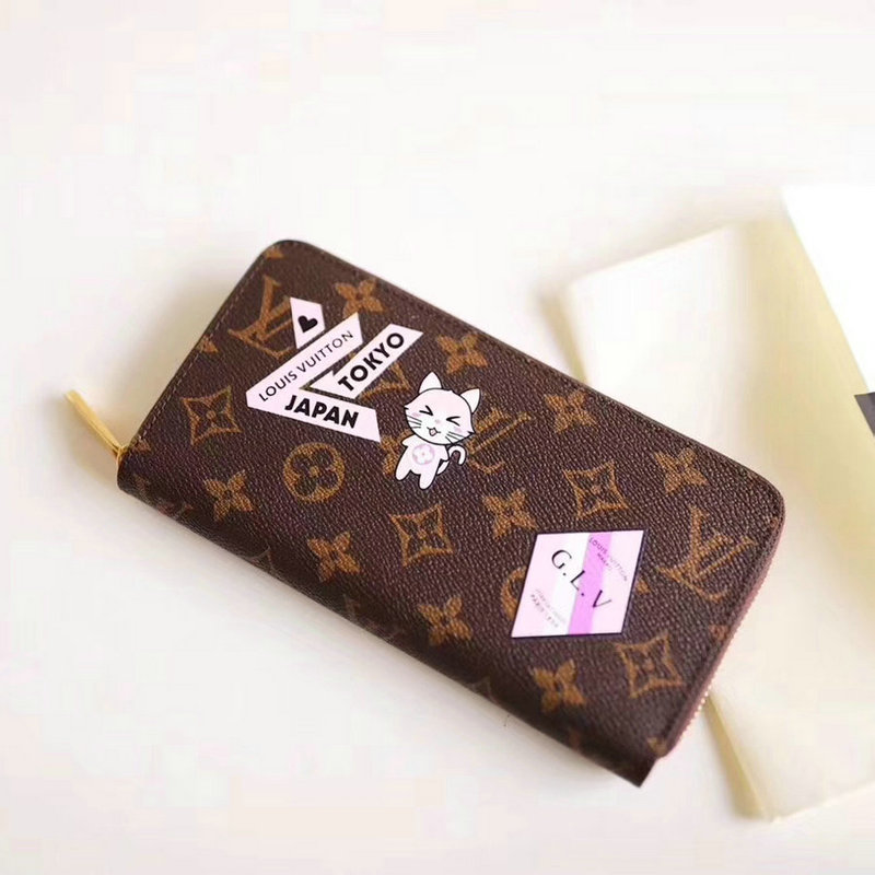 ルイヴィトン GH-M60017LP　2018年最新入荷 モノグラムキャンパス ジッピーウォレット ファスナー長財布