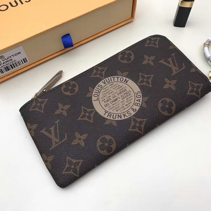 ルイヴィトン GH-M58025C　2018年最新入荷 モノグラムキャンパス ジッピーウォレット 7字ファスナー長財