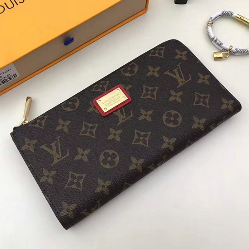 ルイヴィトン GH-M61636R　2018年最新入荷 モノグラムキャンパス 7字ファスナー 長財布 ジッピーウォレット
