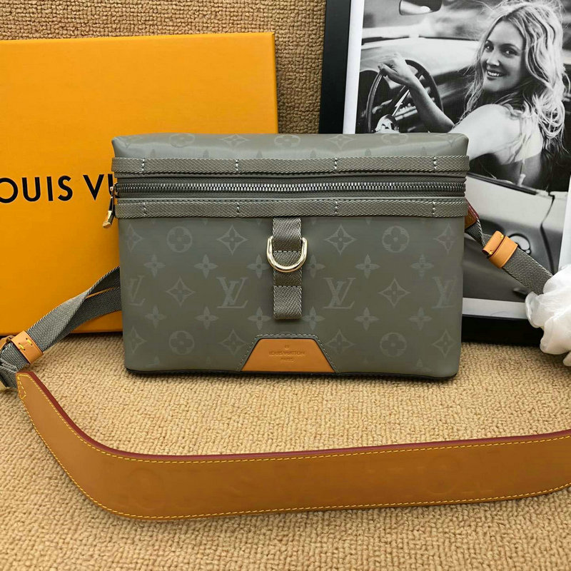 商品名称：ルイヴィトンLOUISVUITTON LFH-M43889　2018年新作 メッセンジャー PM 斜め掛け ショルダーバッグ モノグラム チタニウム