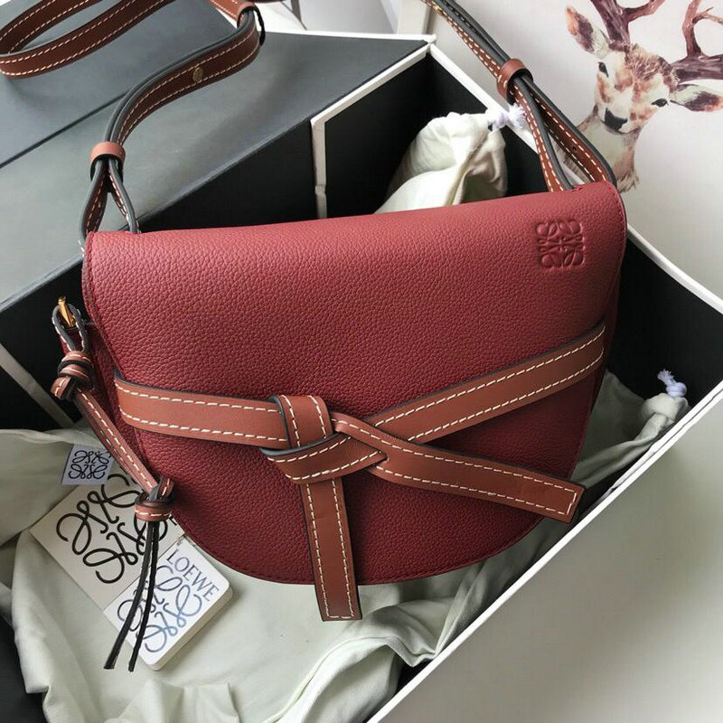 ロエベLOEWE ZZ-LOW0617LJZ　2018年新作 ゲートバッグ ショルダーバッグ 斜めがけ レザー レディースかばん