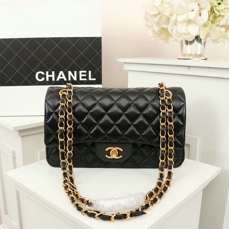 シャネルCHANEL JS-CH1112YJK　2018年最新作 クラシック ハンドバッグ ラムスキン 斜め掛け ショルダーバッグ レディースかばん 黒