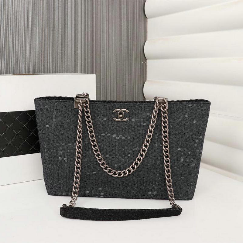シャネルCHANEL JS-CH6020BK　2018年最新作 トートバッグ ショルダーバッグ カーフスキン