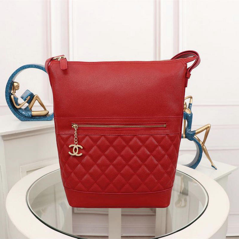 シャネルCHANEL JS-CH57966QRD　2018年最新作 ホーボーバッグ ショルダーバッグ バケツバッグ カーフスキン レディースかばん