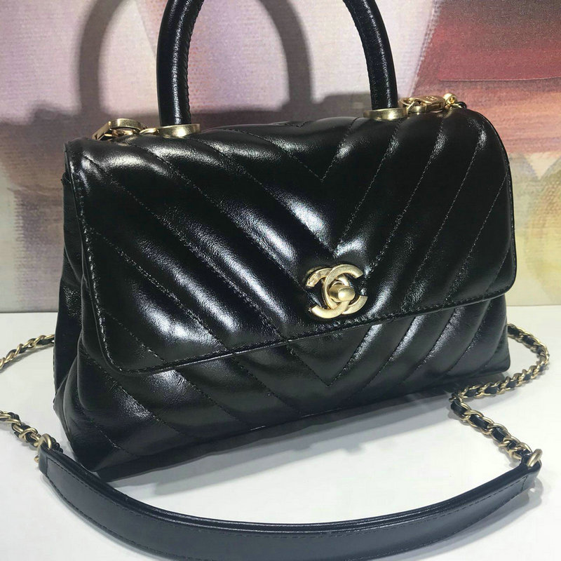 シャネルCHANEL JS-CH92990LBK　2018年最新作 トップハンドバッグ トートバッグ ショルダーバッグ オイルドレザー レディースかばん