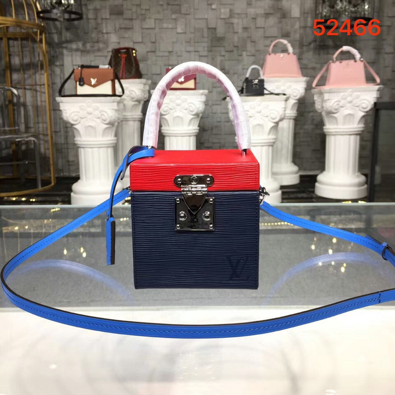 ルイヴィトンLOUIS VUITTON 057-M52466　2018年新作 ブリーカー ボックス トートバッグ ハンド ショルダーバッグ エピ