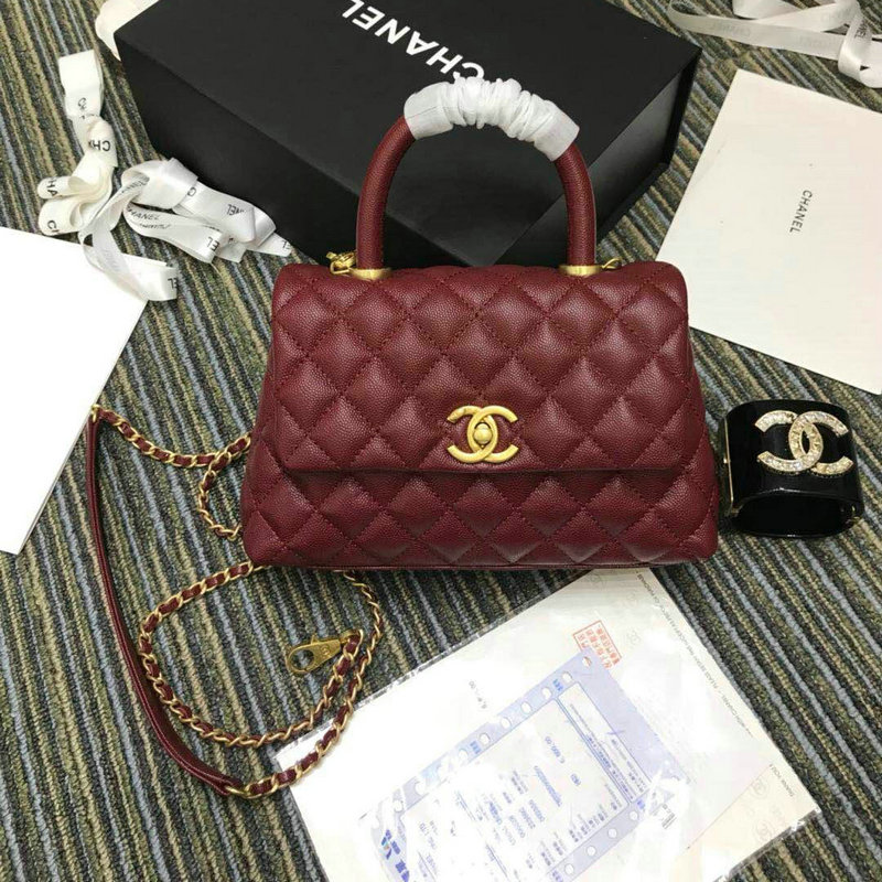 シャネルCHANEL JS-CH92990RQGJ　2018年最新作 トップハンドバッグ トートバッグ ショルダーバッグ キャビアスキン レディースかばん
