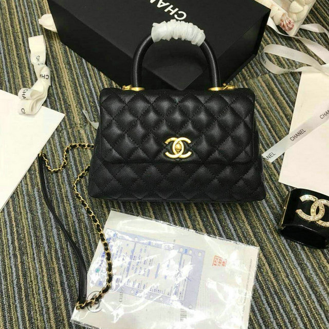 シャネルCHANEL JS-CH92990RQGK　2018年最新作 トップハンドバッグ トートバッグ ショルダーバッグ キャビアスキン レディースかばん