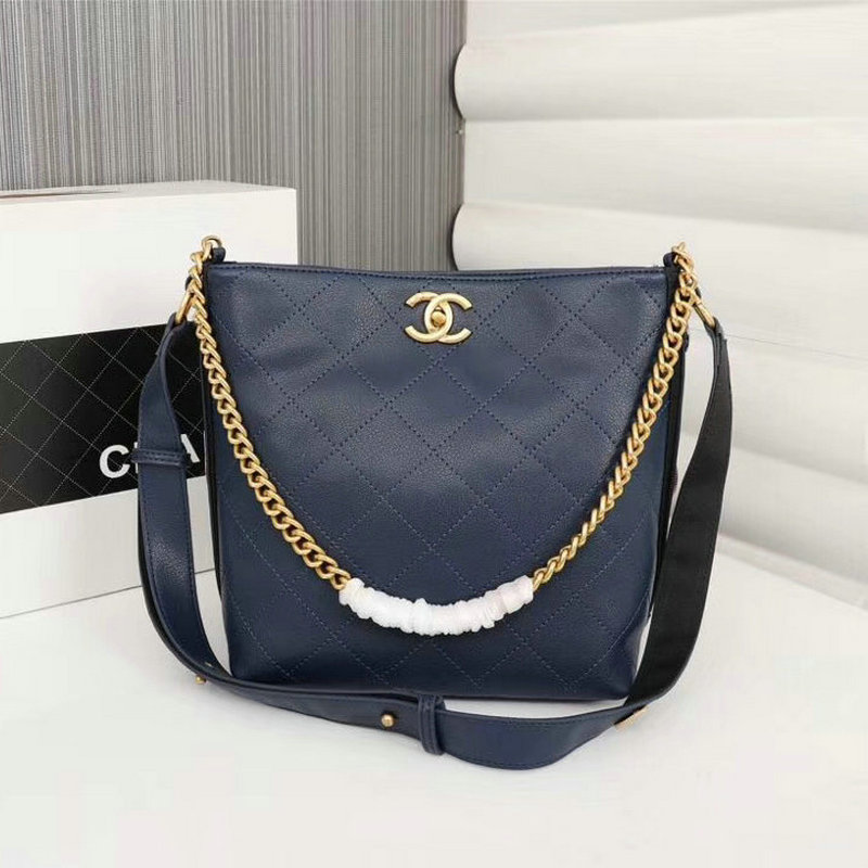 シャネルCHANEL JS-CH1032LS　2018年最新作 ホーボーバッグ ショルダーバッグ バケツバッグ カーフスキン