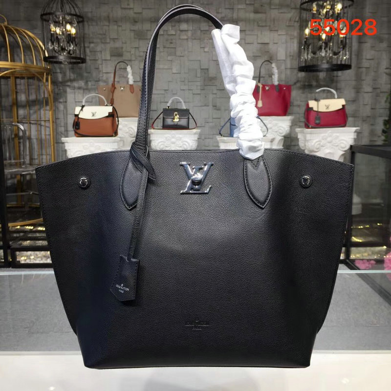 商品名称：ルイヴィトンLOUIS VUITTON 057-M55028H　2018年新作 ロックミー カバ トートバッグ ハンドバッグ カーフレザー