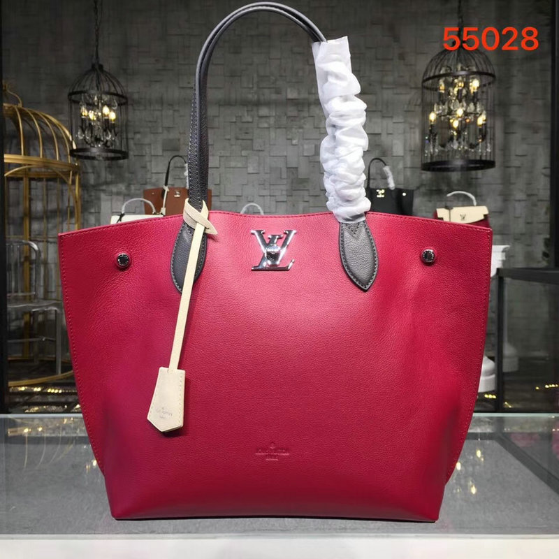 商品名称：ルイヴィトンLOUIS VUITTON 057-M55028R　2018年新作 ロックミー カバ トートバッグ ハンドバッグ カーフレザー